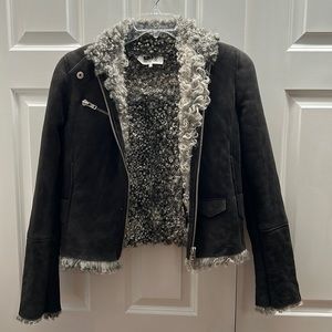 MM6 Maison Margiela shearling jacket